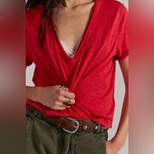 Take 2 Tee NWOT racing red